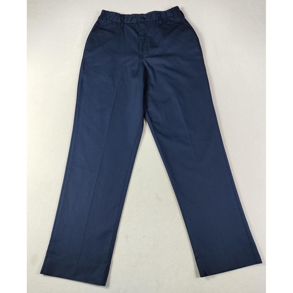 Red Kap Pants Womens‎ 12 Blue Chino Workwear Mechanic Custodian Trades Uniform